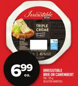 Metro IRRESISTIBLE BRIE OR CAMEMBERT offer