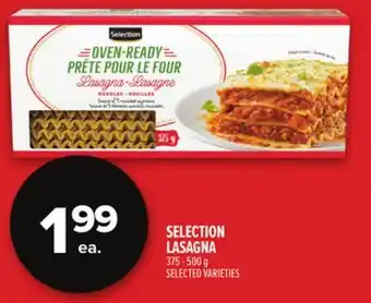 Metro SELECTION LASAGNA offer