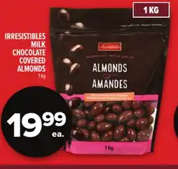 Metro IRRESISTIBLES MILK CHOCOLATE COVERED ALMONDS offer