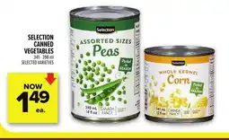 Metro SELECTION CANNED VEGETABLES offer