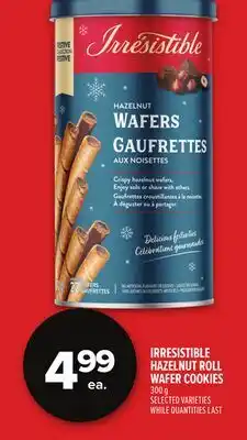 Metro IRRESISTIBLE HAZELNUT ROLL WAFER COOKIES offer