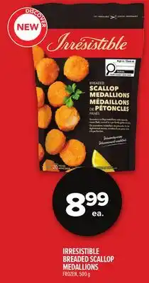 Metro IRRESISTIBLE BREADED SCALLOP MEDALLIONS offer
