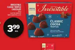 Metro IRRESISTIBLE CLASSIC TRUFFLE CHOCOLATE offer
