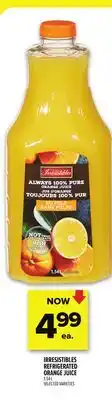 Metro IRRESISTIBLES REFRIGERATED ORANGE JUICE offer