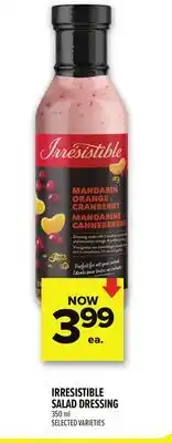 Metro IRRESISTIBLE SALAD DRESSING offer