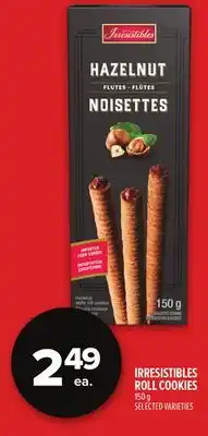 Metro IRRESISTIBLES ROLL COOKIES offer