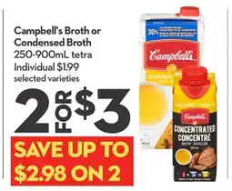 Longo's Broth or Condensed Broth offer