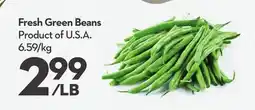Longo's Fresh Green Beans offer