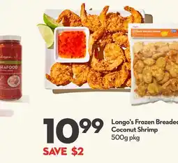 Longo's Frozen Breaded Coconut Shrimp offer