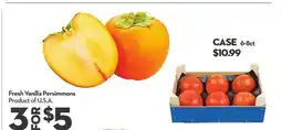 Longo's Fresh Vanilla Persimmons offer
