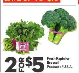 Longo's Fresh Rapini or Broccoli offer