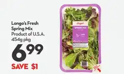 Longo's Fresh Spring Mix offer