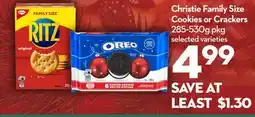 Longo's Christie Family Size Cookies or Crackers offer