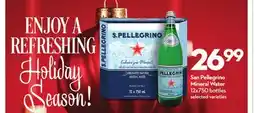 Longo's San Pellegrino Mineral Water offer
