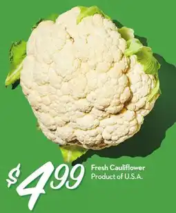 Longo's Fresh Cauliflower offer