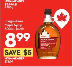 Longo's Longo's Pure Maple Syrup offer