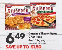 Longo's Giuseppe Thin or Rising Crust Pizza offer