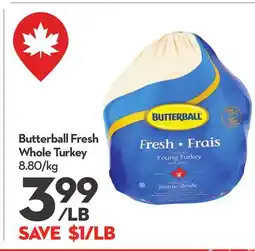 Longo's Fresh Whole Turkey offer