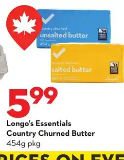 Longo's Essentials Country Churned Butter offer