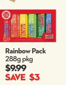 Longo's Rainbow Pack offer