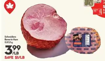 Longo's Bone-in Ham offer