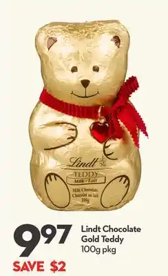 Longo's Lindt Chocolate Gold Teddy offer