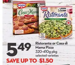 Longo's Ristorante or Casa di Mama Pizza offer
