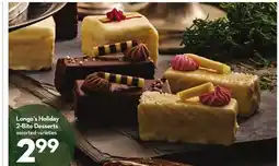 Longo's Longo's Holiday 2-Bite Desserts offer