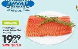 Longo's Fresh Organic Atlantic Salmon Fillet offer
