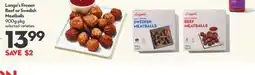 Longo's Frozen Beef or Swedish Meatballs offer