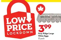 Longo's Gray Ridge Large White Eggs offer