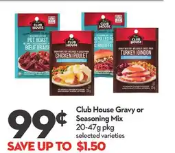 Longo's Club House Gravy or Seasoning Mix offer
