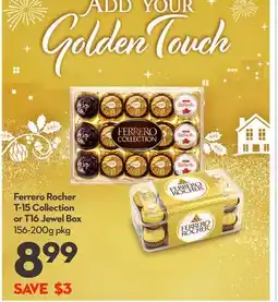 Longo's T-15 Collection or T16 Jewel Box offer