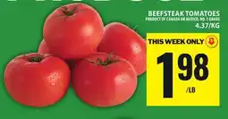 Food Basics BEEFSTEAK TOMATOES offer