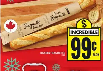 Food Basics BAKERY² BAGUETTE offer