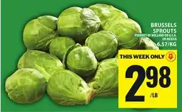 Food Basics BRUSSELS SPROUTS offer