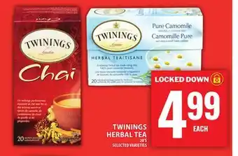 Food Basics TWININGS HERBAL TEA offer