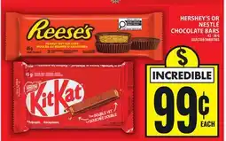 Food Basics HERSHEY'S OR NESTLÉ CHOCOLATE BARS offer