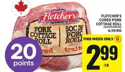 Food Basics FLETCHER'S CURED PORK COTTAGE ROLL offer