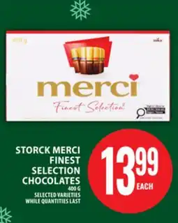 Food Basics STORCK MERCI FINEST SELECTION CHOCOLATES offer