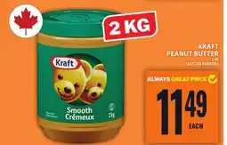 Food Basics KRAFT PEANUT BUTTER offer