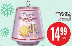 Food Basics BAULI CLASSIC PANDORO offer
