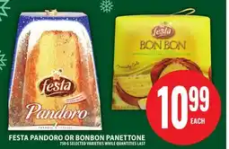 Food Basics FESTA PANDORO OR BONBON PANETTONE offer