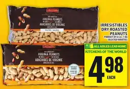 Food Basics IRRESISTIBLES DRY ROASTED PEANUTS offer