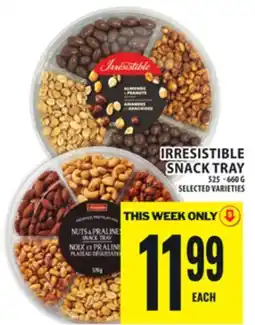 Food Basics IRRESISTIBLE SNACK TRAY offer