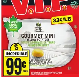 Food Basics GOURMET MINI YELLOW POTATOES offer