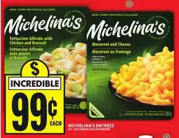 Food Basics MICHELINA'S ENTRÉES offer