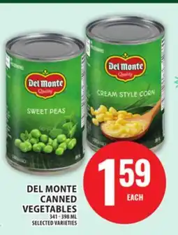 Food Basics DEL MONTE CANNED VEGETABLES offer