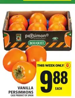 Food Basics VANILLA PERSIMMONS offer