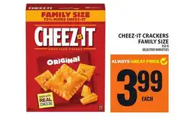 Food Basics CHEEZ-IT CRACKERS FAMILY SIZE offer